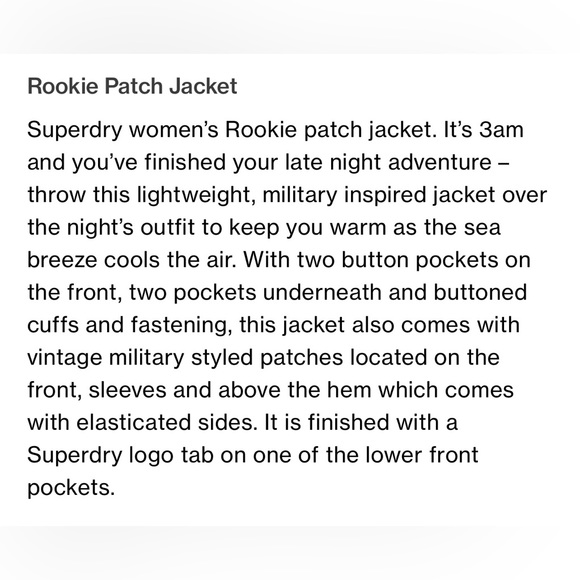 Superdry | Revolve Rookie Patch Jacket - Picture 4 of 14